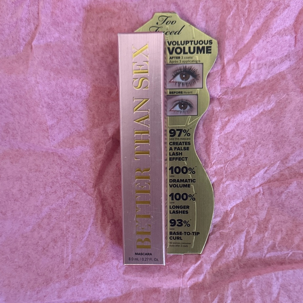 Too Faced Better Than Sex Mascara - Gold Packaging